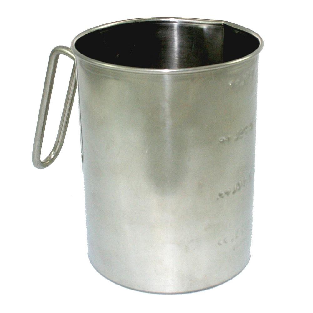 HOMSUIT Measuring Mug Stainless Steel - 1.0L