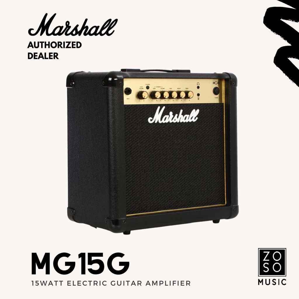 MARSHALL MG15G GOLD SERIES 15W GUITAR COMBO AMPLIFIER (MARSHALL/ MG15G