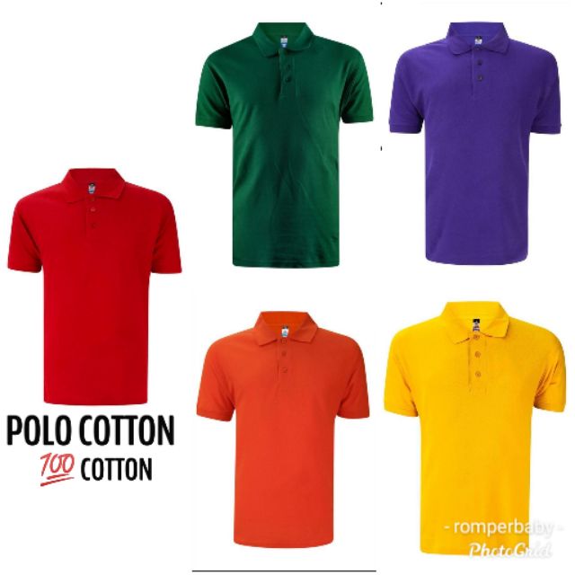  Polo  Cotton baju  polo  berkolar 100 cotton baju  polo  