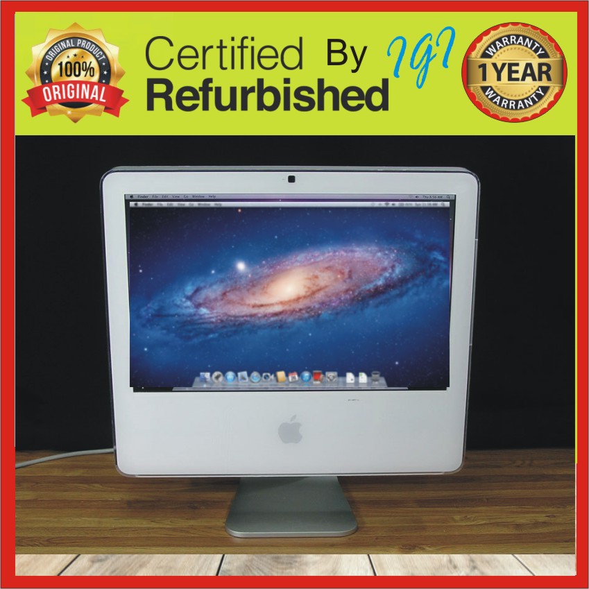 Apple Imac A1195 17 Intel Core 2 Duo 1 8ghz 160gb Hdd 2gb Ram