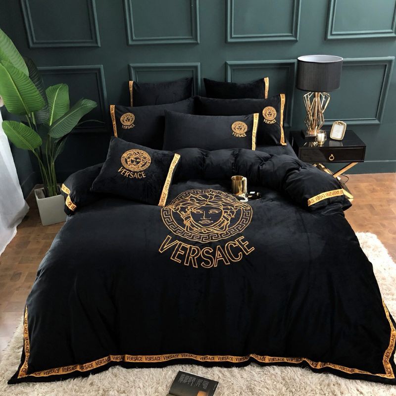 Versace velvet bedsheet sets Shopee Malaysia