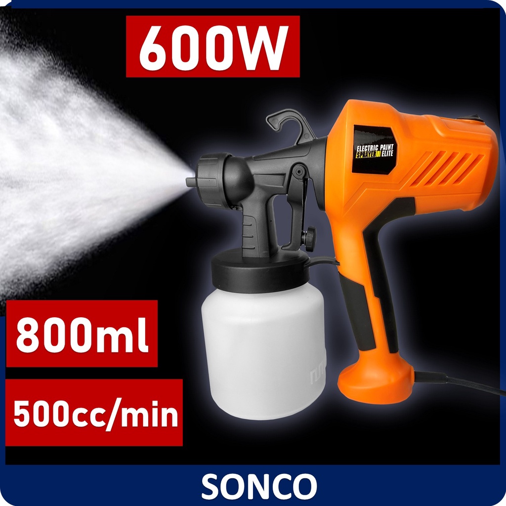 600W 800ml Electric Paint Sprayer Gun Airless Paint Machine Electric