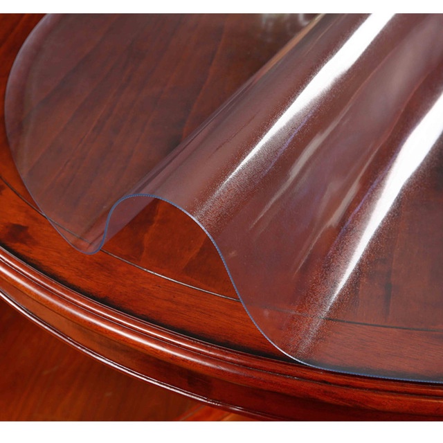1.5mm Thick Clear Protective Table Pad Waterproof PVC Table Mat Cover