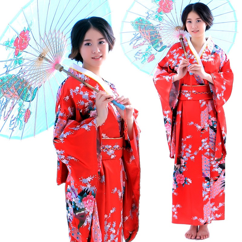 ☀☀japanese women's traditional kimono dress cosplay photography anime  performance stage performance clothes japanese yuk