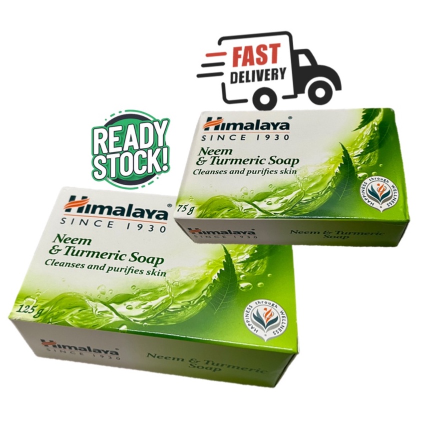 Himalaya Neem Turmeric Soap 75g 125g 1 S Shopee Malaysia