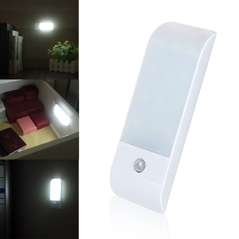 Rechargeable Motion Sensor Closet Bright Closet Light 12 Led Night Lamp 