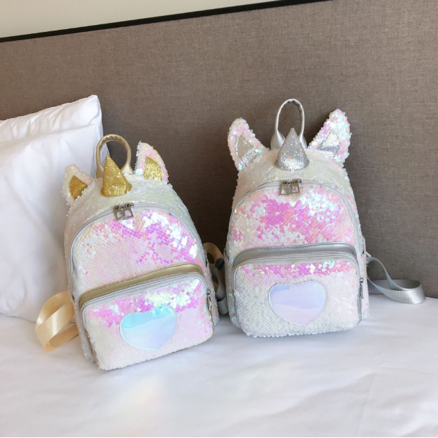 glitter unicorn backpack