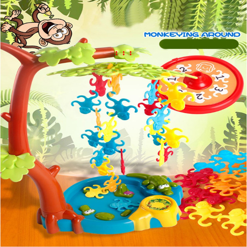 Children Funny Monkey Hanging Balance Game Toy Desktop Puzzle Toy Playset 