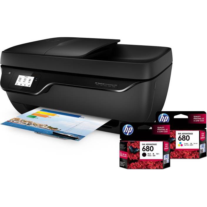 Hp Deskjet Ink Advantage 3835 All In One Printer F5r96b Free Ink Color Black Shopee Malaysia