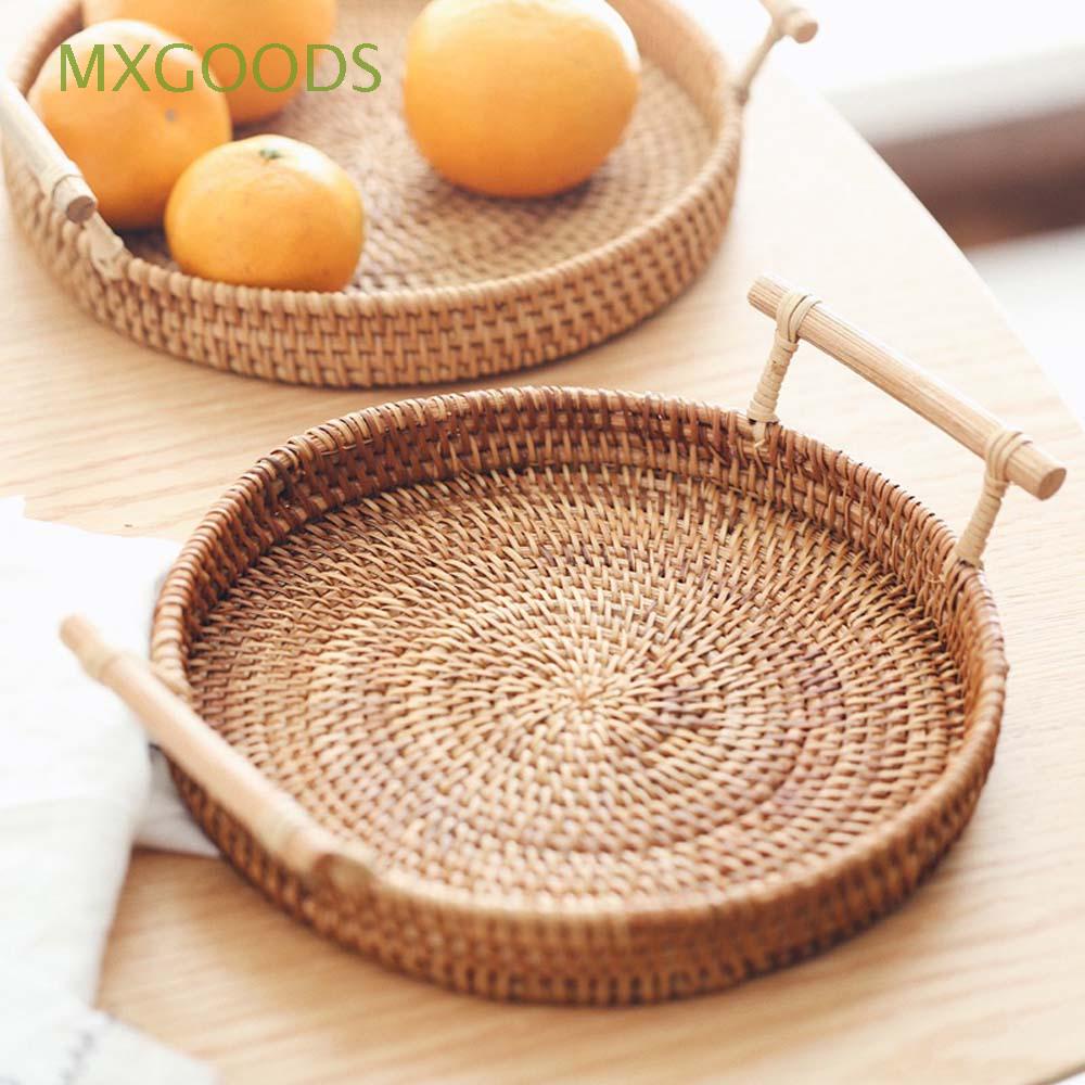 Rattan Tray Round Bakul Dulang Rotan | Shopee Malaysia