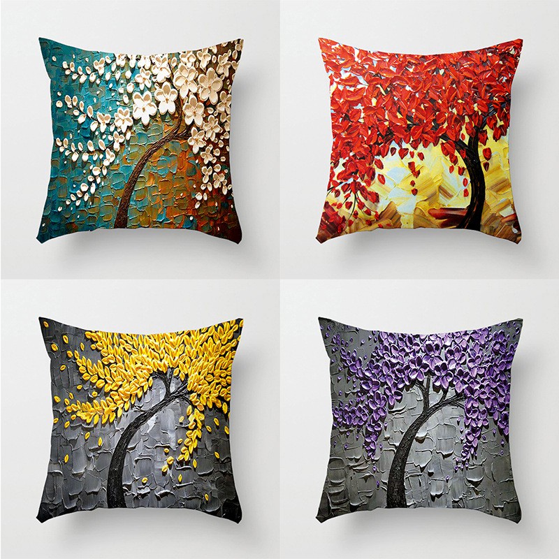 Diy Mermaid Sequin Cushion Cover Magical Throw Pillowcase 45x45cm