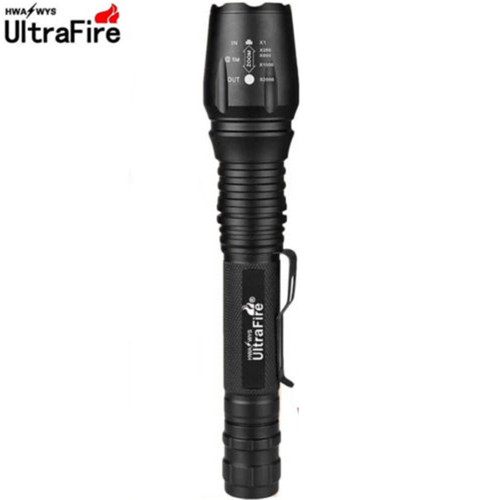 Ultrafire 12000LM Zoomable T6 LED Flashlight Bright Torch Light Lamp UK Stock 