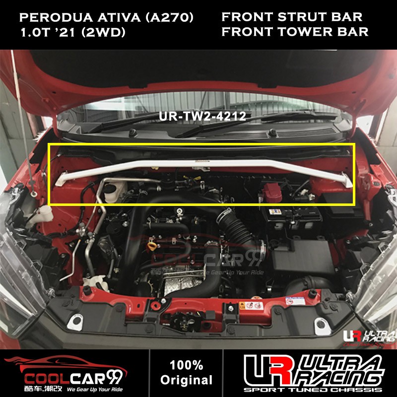 Ultra Racing Bar Perodua Ativa Safety Bar Front Tower Bar Rear Anti