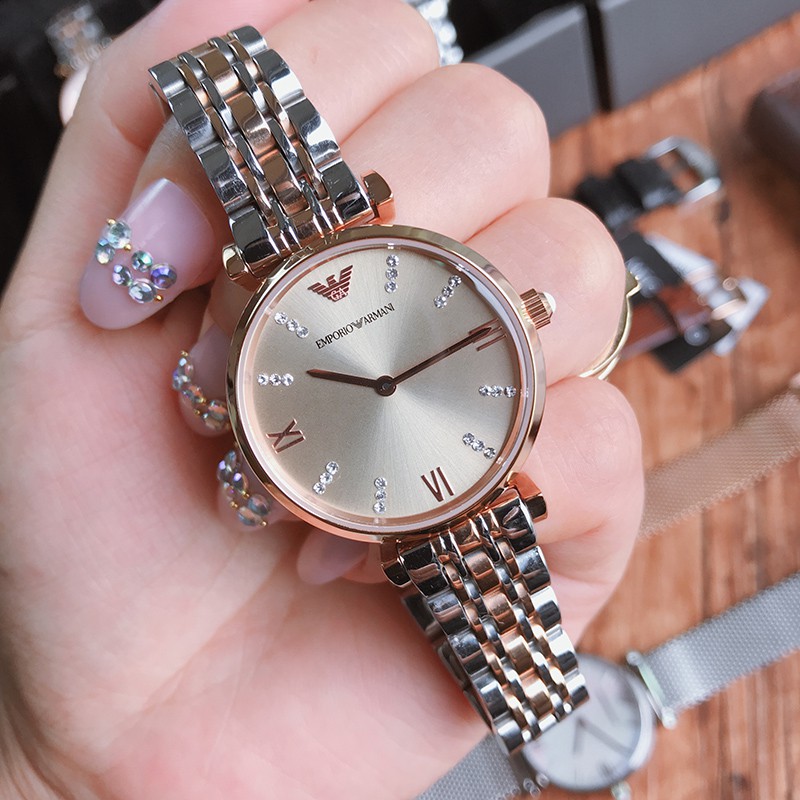 armani watch diamond