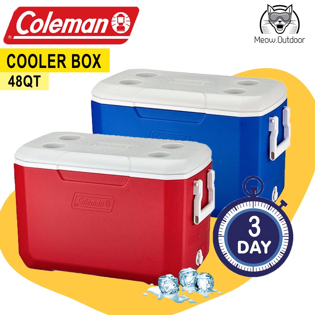 COLEMAN 48QT COOLER BOX (3 Days) | Shopee Malaysia