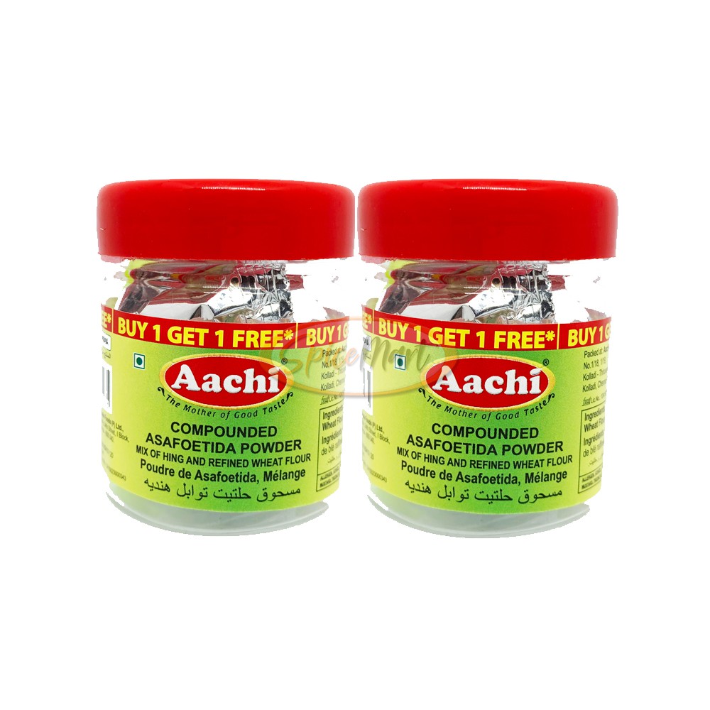 Buy 1 Get 1 Free Aachi Compounded Asafoetida Powder 40g (Serbuk Inggu