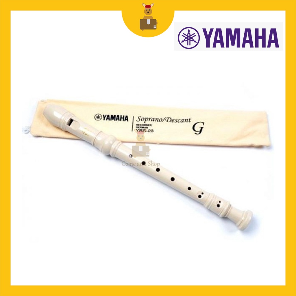 Yamaha Plastic Soprano Recorder YRS-23 Music Instrument Suling Alat Musik Tuip ABS Material Sekolah Aktiviti