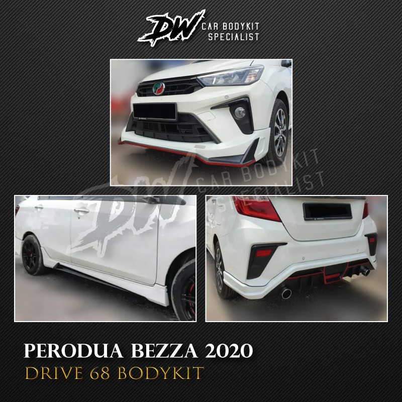 Perodua Bezza 2020 Drive 68 Bodykit Fullset/Parts  Shopee Malaysia