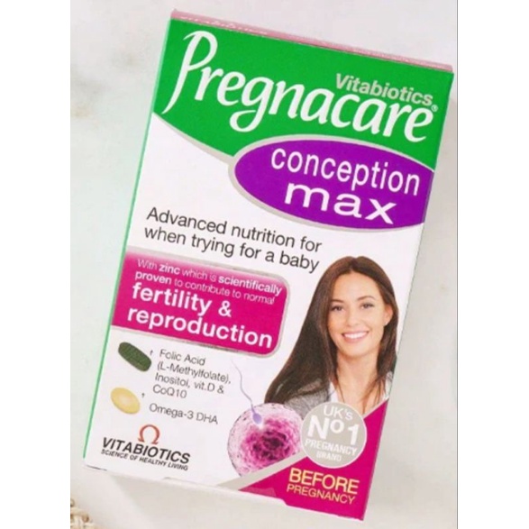 Ready Stock Vitabiotics Pregnacare Male Female Before Conception Pregnancy Original Uk Shopee Malaysia
