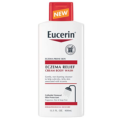 Eucerin Eczema Relief Cream Body Wash, Gentle Cleanser for Eczemaprone