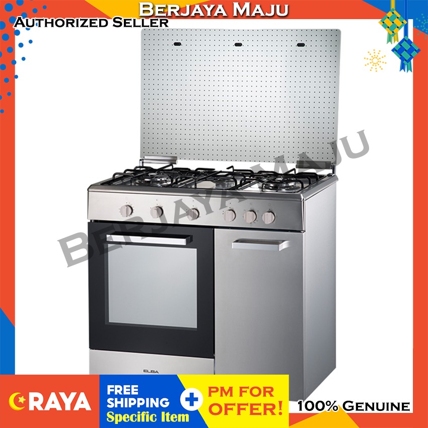 Elba 3 Buner 70L Free Standing Gas Cooker With Oven EGCC9783E(SS
