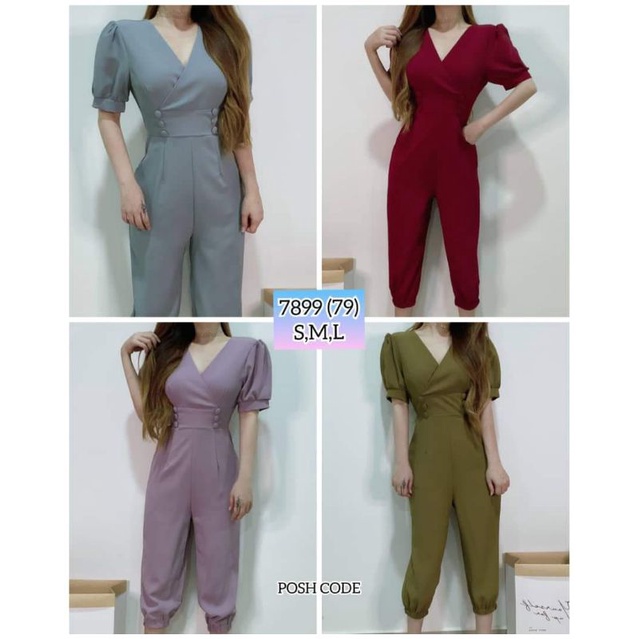 Pc7899 Pochcode 高品质西装面料连体裤 Jumpsuits