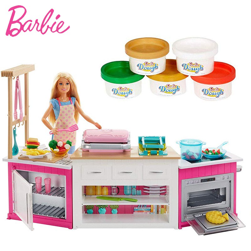 barbie kitchen set big