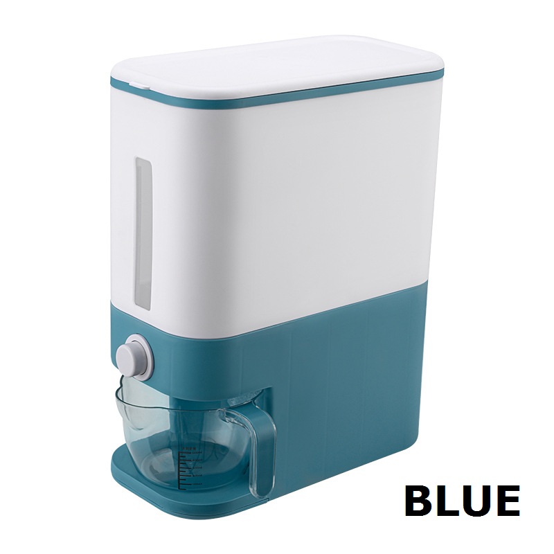 🌹[Local Seller] EXTRA GIFT DELETE OK NEWVIPPIE 10KG Automatic Rice Dispenser with Rinsing Cup Japanese Metering Househo