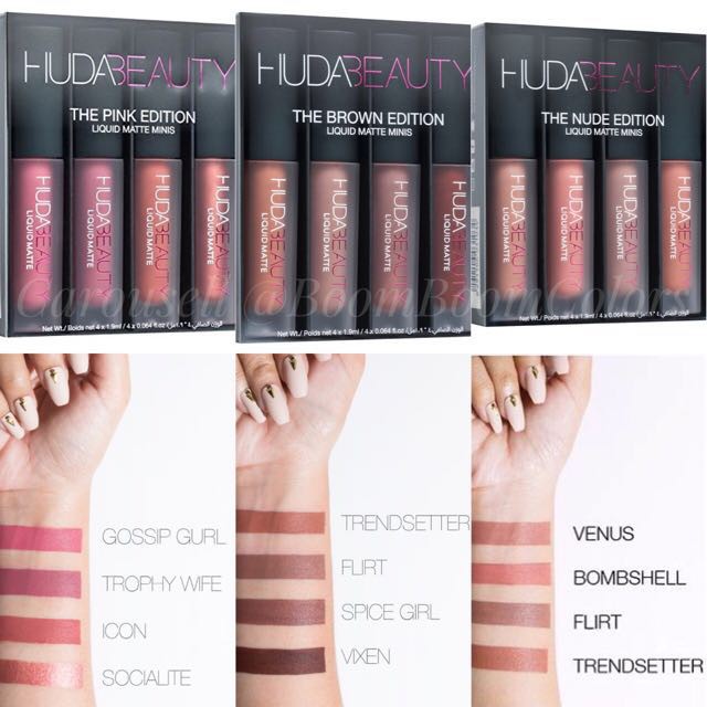 huda beauty mini lip matte
