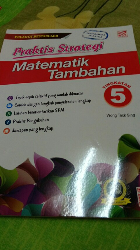 Buku Aktiviti Praktis Strategi Matematik Tambahan Additional Mathematics From4 Kssm From5 Kbsm Shopee Malaysia