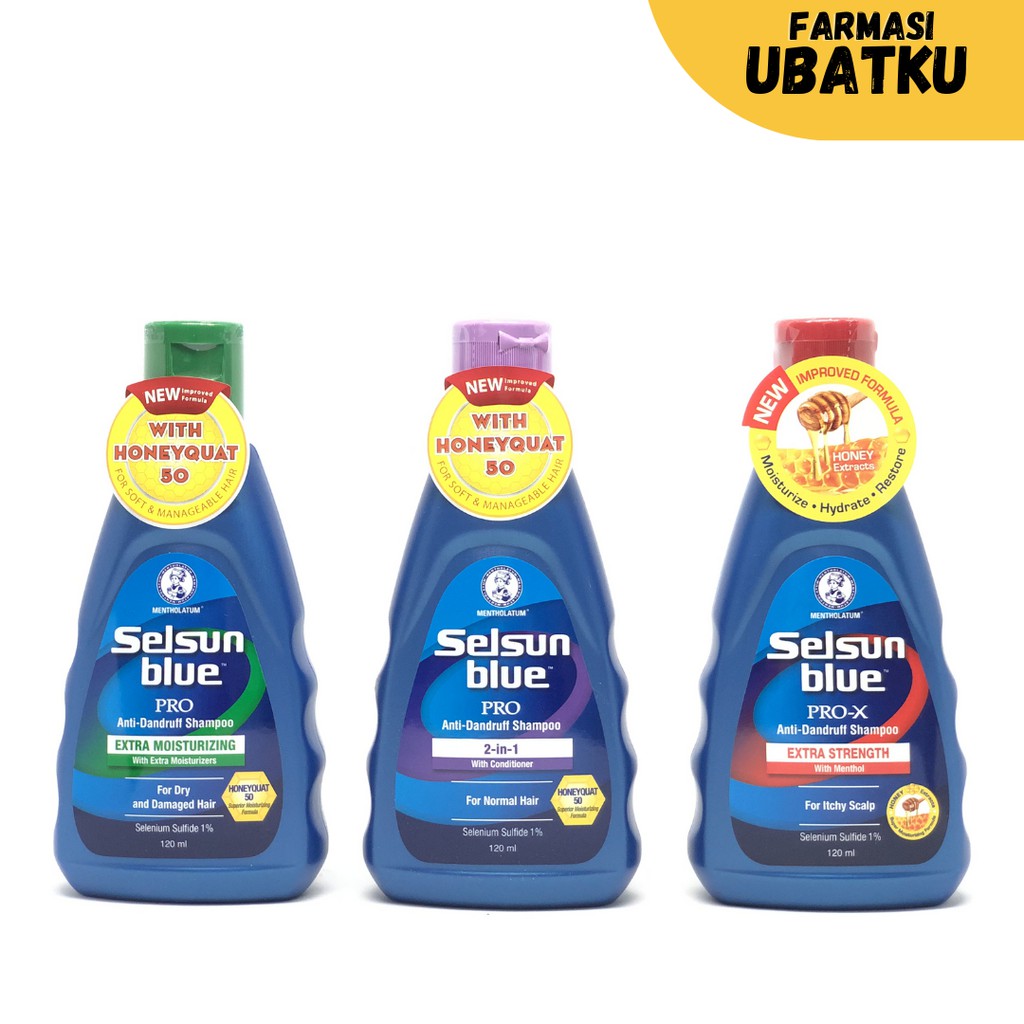 Selsun Blue Shampoo 120ml Rawatan Untuk Kelemumur Rambut Shopee Malaysia