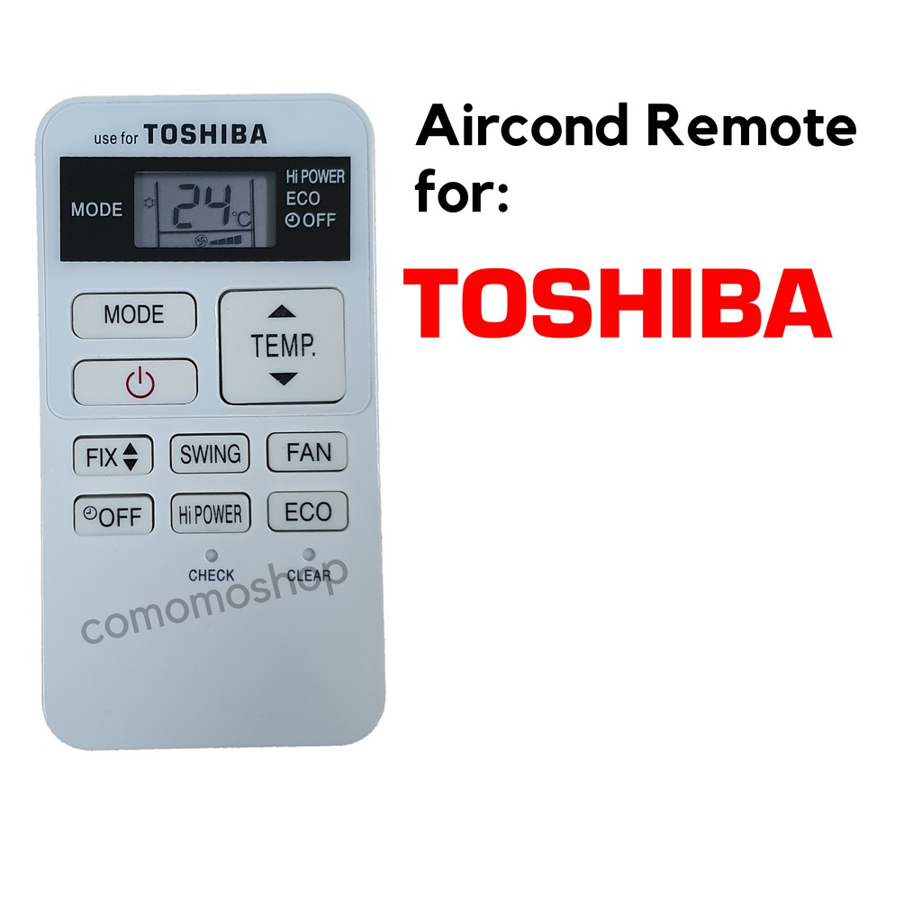 Toshiba AirCond Remote Control for RAS077SKVE6 RAS107SKVE6 RAS