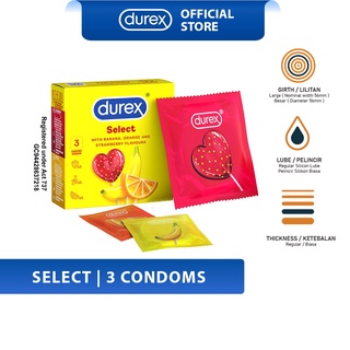 Durex Condom - Durex Select (3's)