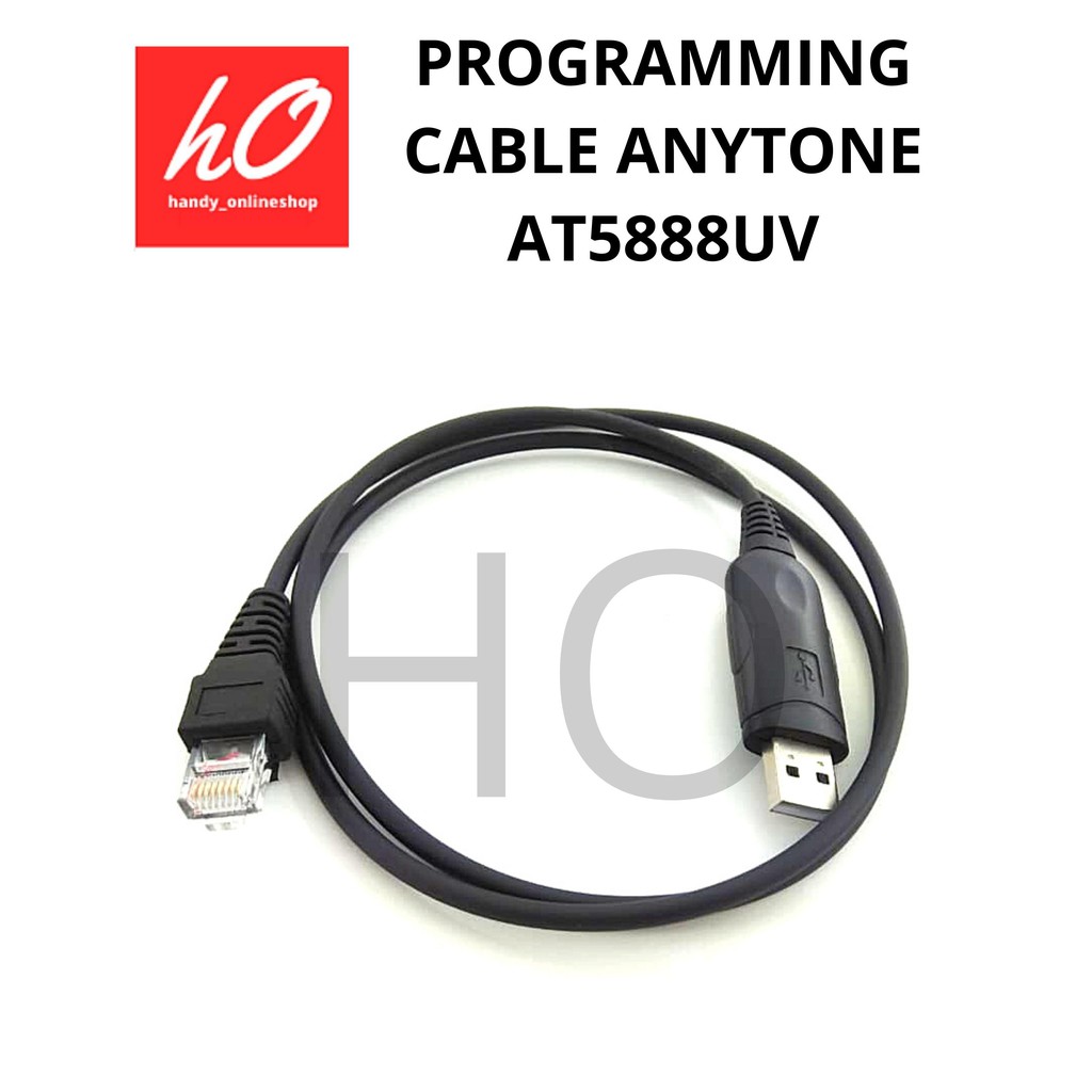 Programming Cable For Mobile Radio Anytone At 58uv At 778uv Mobile Radio By Free Download Software Available Shopee Malaysia