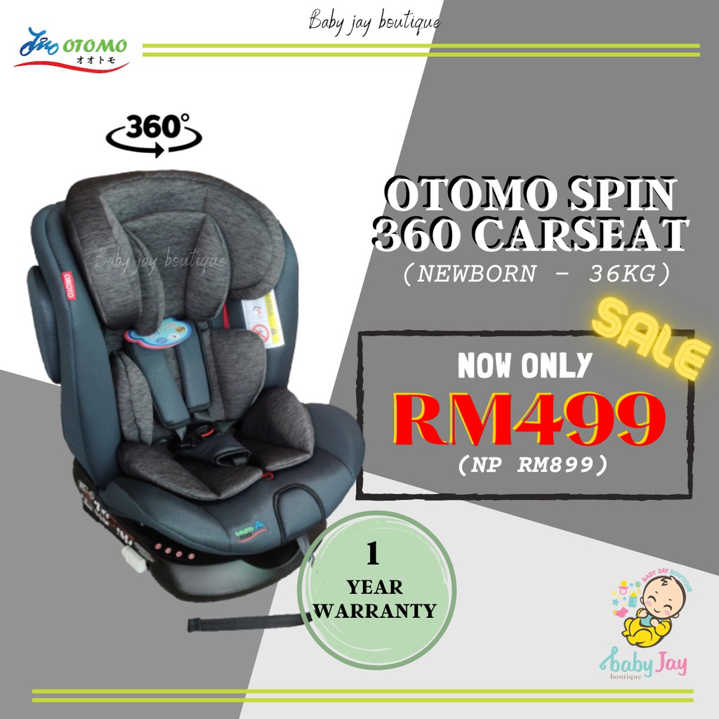 Free Delivery Otomo Spin 360 Hb636 Carseat Shopee Malaysia