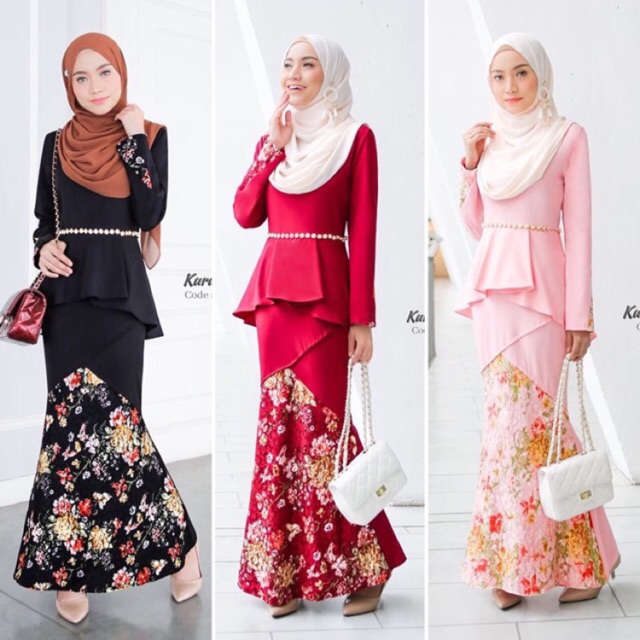  FREE SIZE PLUS SIZE BUDAK DRESS  JUBAH  DINNER 