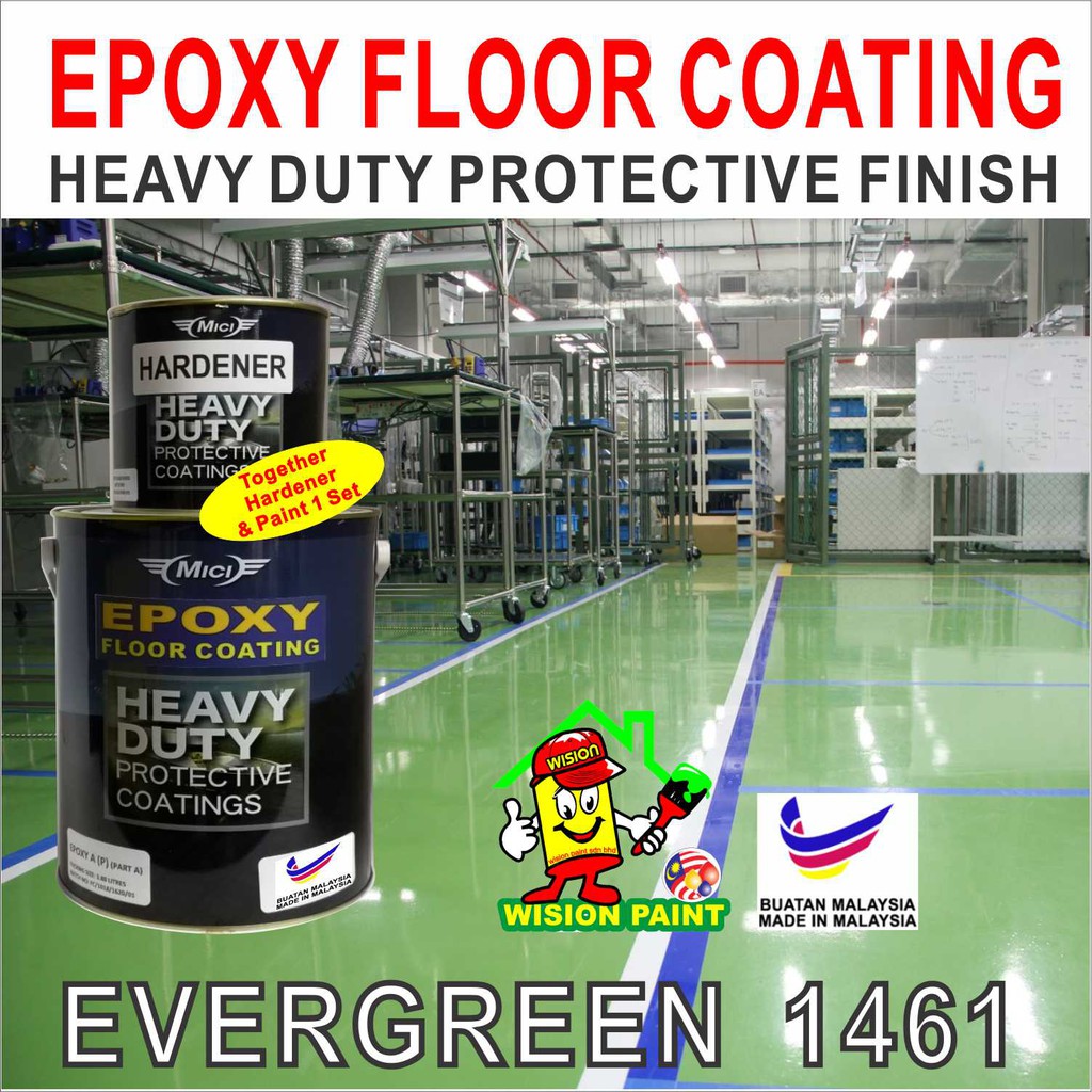 EVERGREEN 1461 5L EPOXY  FLOOR COATINGS FINISHES MICI 