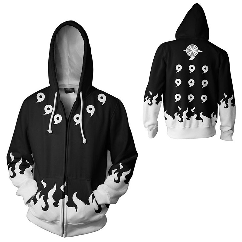 XS-XXL CTKJ Fashion Unisex 3D Printed Naruto Cosplay Hoodie Sweatshirts for Girls and Boys Pullover Sweater 