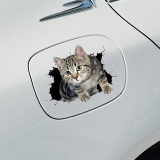 sticker kereta ✱Pelekat Kereta Kucing Tiga Dimensi Keperibadian 