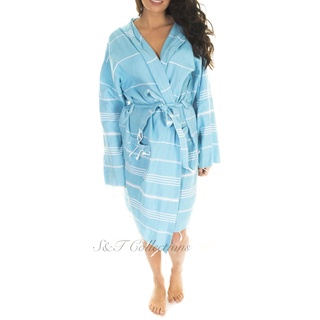 Turkish Man/woman bathrobe 100% Cotton High Absorbent- Unisex Bathrobe Jubah mandi edisi eksklusif uniseks