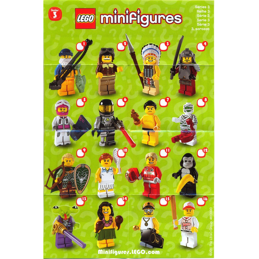 8803 LEGO Minifigures Series 3 Complete sets of 16 (MISP