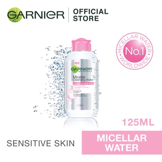 Garnier Micellar Cleansing Water Pink/Blue (Single) 125ML - Makeup Remover for Acne Prone Skin
