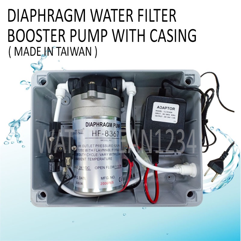 DIAPHRAGM WATER FILTER BOOSTER PUMP WITH CASING ( SET )(suitable for all Cuckoo and Coway