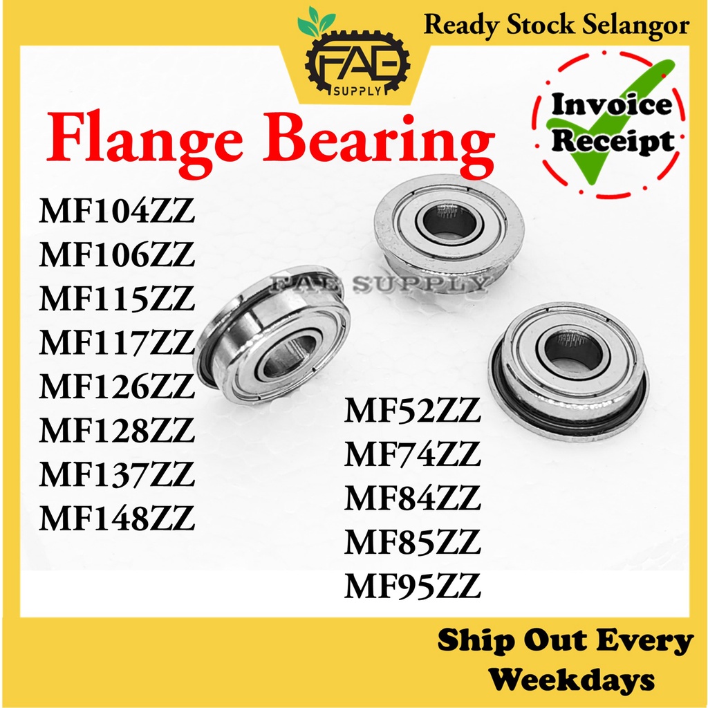 Flange ball bearing MF84-ZZ metal shields MF84 high quality MF84-2Z 