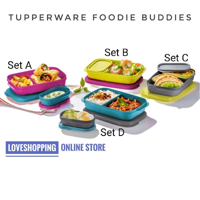 Tupperware Lunch Box/Foodie Buddies