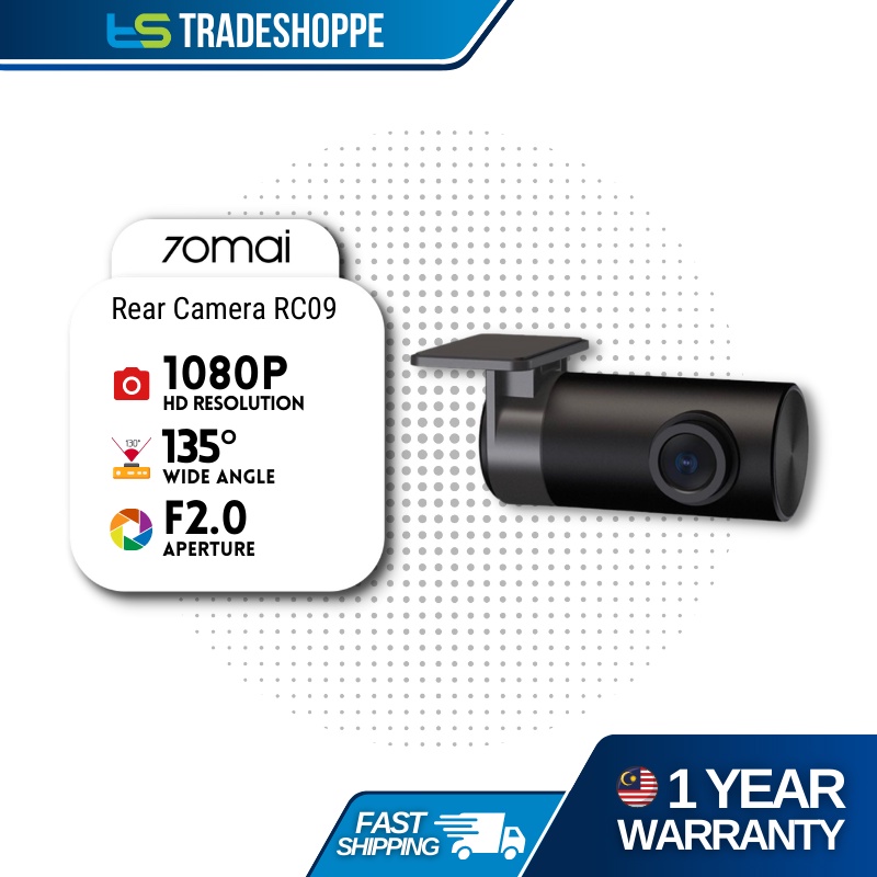 70mai RC09 Rear Camera for A400 Dashcam with Night Vision for Reverse ...