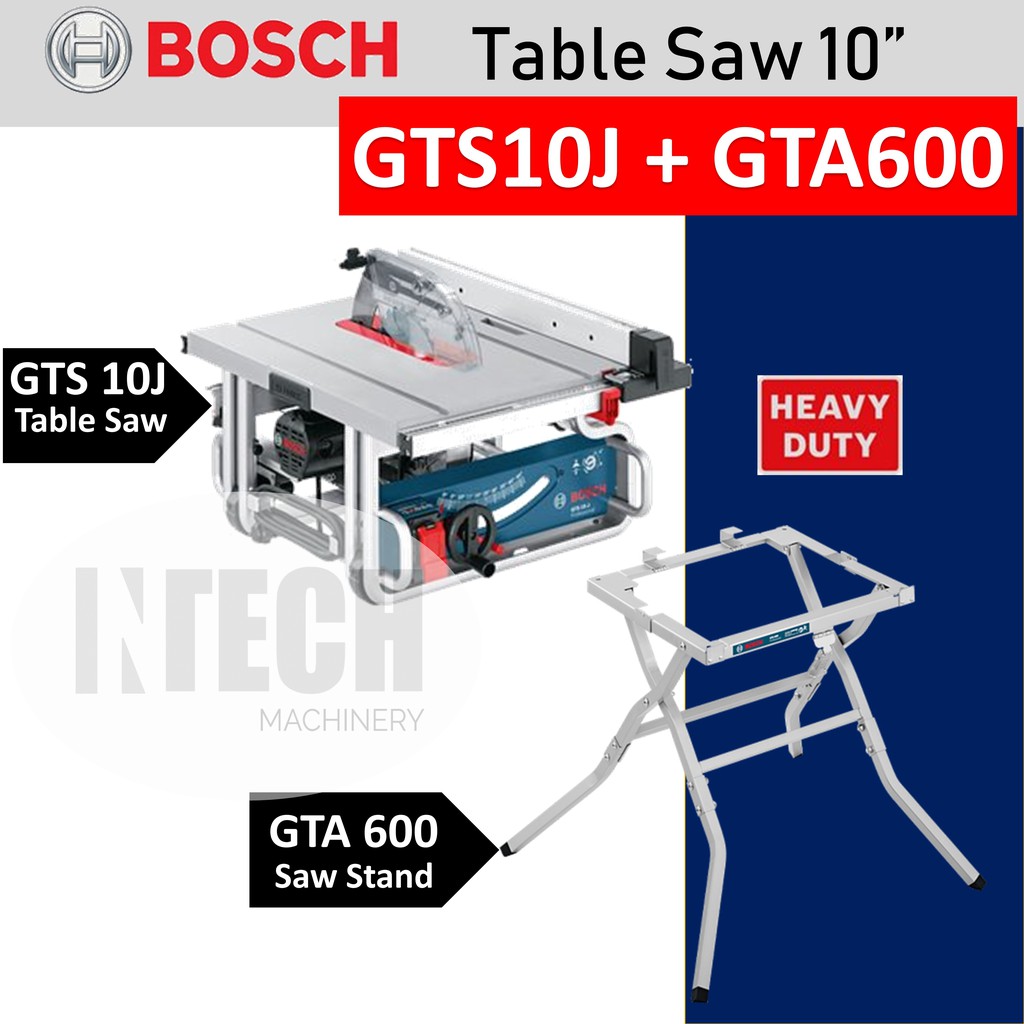 Bosch Gts10j Table Saw C W Gta600 Stand Shopee Malaysia