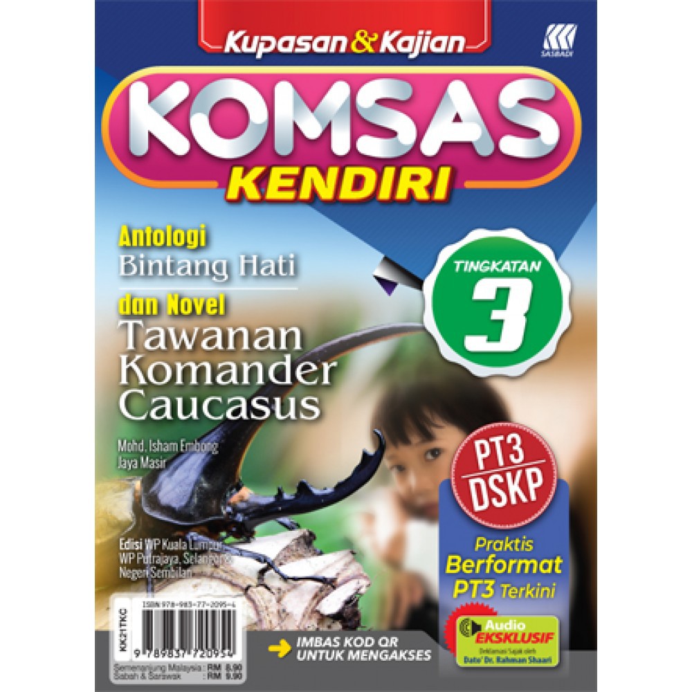 Kupasan Kajian Komsas Kendiri Antologi Bintang Hati Dan Novel Tawanan Komander Caucasus Tingkatan 3 Sasbadi Shopee Malaysia