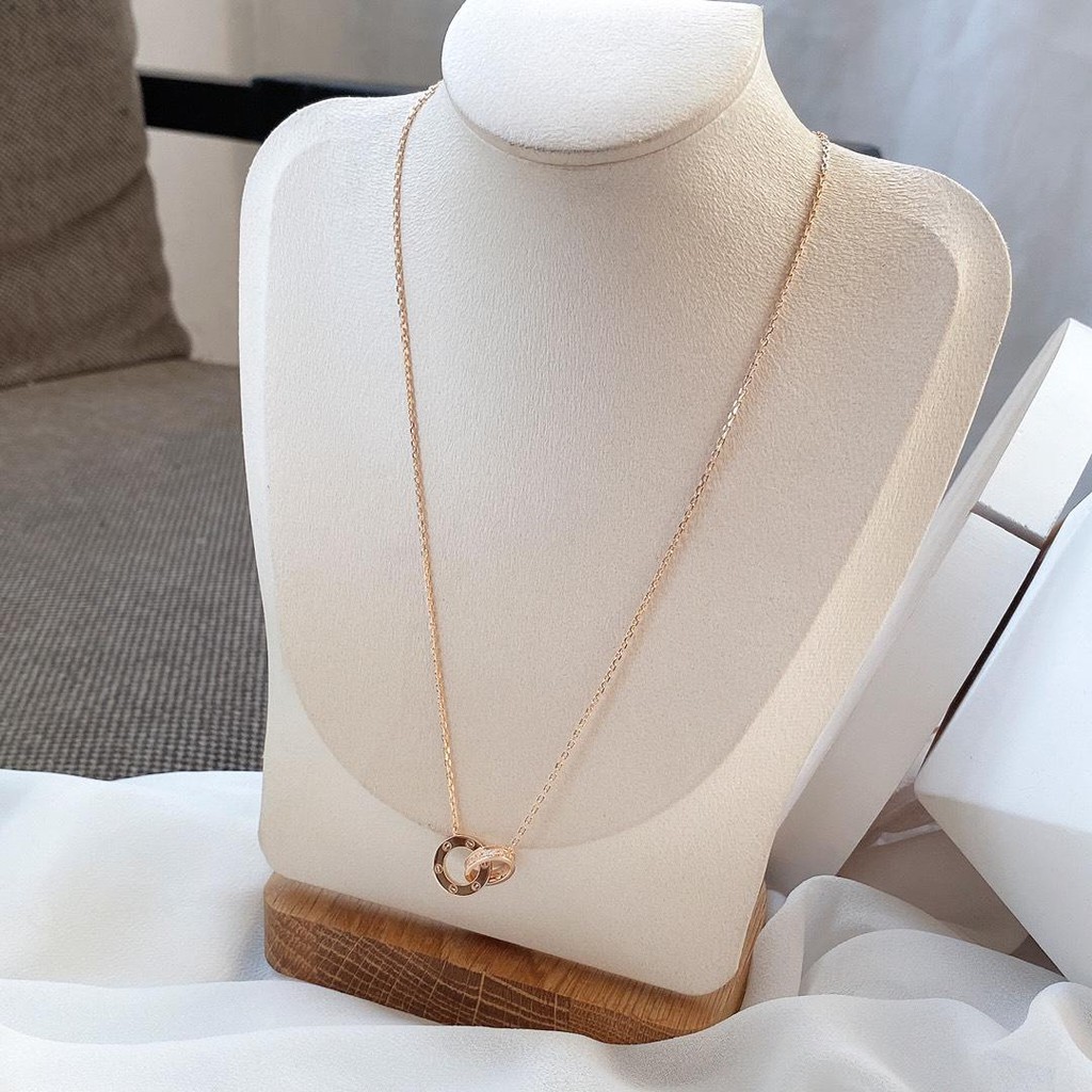 cartier two ring necklace