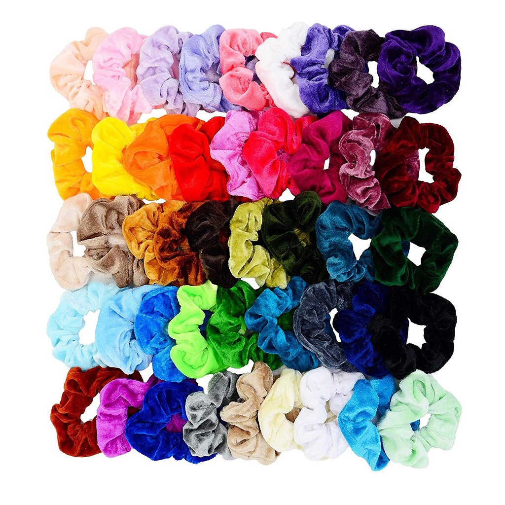 Ready Stock 45 Pack Vintage Trendy Hair Bands Girls Hair Ties